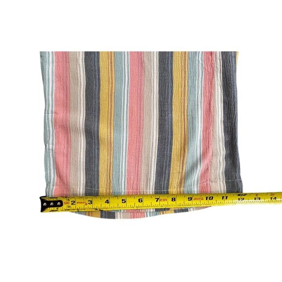 O'Neill Women's  Rylan Mid Rise Stripe Wide Leg Woven Pants Size 26 - Picture 11 of 15